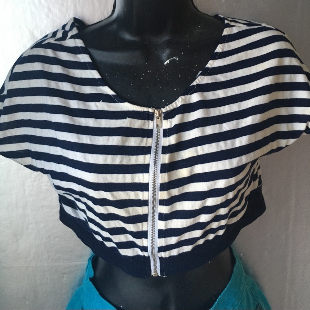 Stripe Crop Top